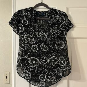 Polo floral blouse